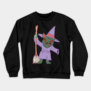 Halloween horror zombie monster creepy gift Crewneck Sweatshirt